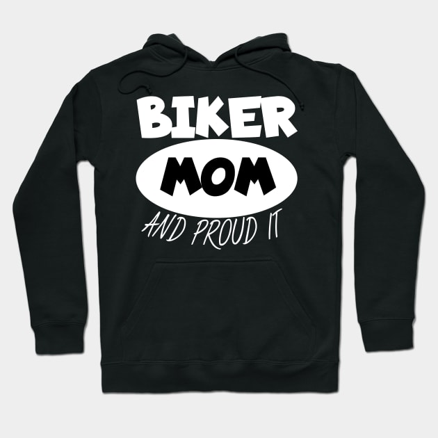 Motorcycle biker mom Hoodie by maxcode